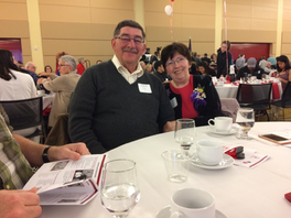 Janet Glime receiving award in 2019